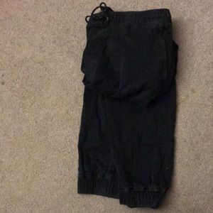Black joggers